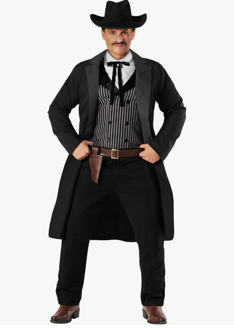 Morph Western Outfit for Men Wild West Costume Men Halloween Costumes Adult Cowboy Western Sheriff Costume XL
