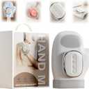 Smart Hand Massager with Heating & Pressing, Arthritis & Carpal Tunnel Relief, Finger & Wrist Massager, 5 Intensity Levels, USB Rechargeable, Wireless Hand Relaxer