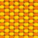 Marigold Garland for Diwali Decorations Pack of 5 - Marigold Artificial Flowers, Indian Marigold Flower Garland for Diwali Decorations (Light Orange Light Yellow | 4 to 4.5 ft) Hashcart