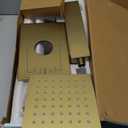 SOOOHOT Brushed Gold Shower Fixtues, Tub and Shower Faucet Set Combo with 6 Inch Gold Shower Head and Tub Spout, Gold Shower Head and Handle Set (Valve Included)