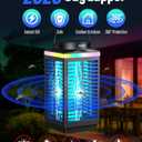 Bug Zapper Outdoor Cordless, 4200V Electric Mosquito Zapper with LED Blue Light, 3 in 1 Portable & Rechargeable Bug Zapper Outdoor Waterproof IP67, Wireless Hanging Fly Zapper for Patio Camping