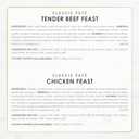 Purina Fancy Feast Chicken and Beef Classic Pate Collection Grain Free Wet Cat Food Variety Pack - (Pack of 24) 3 Oz. Pull-Top Cans