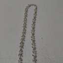 Jerler 1 Yard Pearl Tassel Rhinestone Trim, Inlaid Pearl Beaded Chain, Crystal Applique Ideal for DIY and Wedding Party Decoration Bridal Embellishments, 0.78" Width (Tassel-11, 1 Yard)