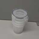 Overnight Oats Containers with Lids, 4 Pack 13oz Overnight Oats Jars, Plastic Mason Jars, BPA Free, Portable, Leak Proof Oatmeal Containers for Yogurt, Soup, Cereal, Milk and Salad