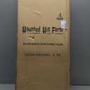 Haunted Hill Farm 3-Ft Rising Reaper with Tombstone, Halloween Accessory, Creepy Horror Movie Skeleton Prop, Spooky Occult Skull Dcor, Scary Indoor Party Decoration, Touch-Activated Lights & Sound