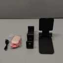 Wireless Camera Remote Control for iPhone & Android, TikTok Scrolling Remote with Phone Holder and Tripod Mount Adapter, Bluetooth Photo and Video Clicker with Front/Rear Camera Switch Neck Strap (Pink)