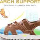 ONCAI Walking Sandals for Women,Sport Athletic Hiking Sandals With Arch Support Orthotic Outdoor Footbed for Plantar Fasciitis, Sandalias Mujer with Adjustable Straps (US Size 6-12)