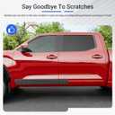 Door Molding Trim Compatible with 2022-2026 Toyota Tundra Rocker Panel TPE Body Side Molding Trim Replacement for 2022-2026 Toyota Tundra Accessories