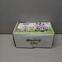 iPlay, iLearn Bouncy Pals Hopping Cow Horse, Toddler Girl Boy Inflatable Bouncing Animal Hopper Toy, Outdoor Indoor Plush Ride on Bouncer, Baby Birthday Gift 18 Month 2 3 4 Year Old Kid - Cow