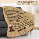 Get Well Gifts for Women, Extra Large Inspirational You are Not Alone Comfort Blanket, Supportive Plush Throw for Mom Sister Friend, Inspirational Spiritual Care Package, 50"x70" (Beige)