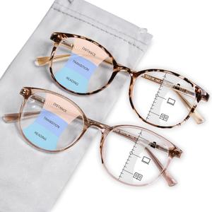 Progressive Multifocal Reading Glasses for Women Men, TR90 Fashion Blue Light Computer Readers
