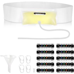 Urine Test Complete Kit  2 to 4 oz Concealed Sample Bag with Adjustable Belt, Temperature Strips & Funnel, Reusable Storage System for Hospitals,Emergency and Travel