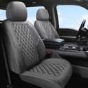 F150 Seat Covers, Custom Ford F150 Truck Seat Cover Fit for 2015-2025 F150 and 2017-2025 F250 F350 F450 Super Duty Crew Cab XL XLT Lariat King Ranch Platinum (Grey, Front and Rear(5 Seats))