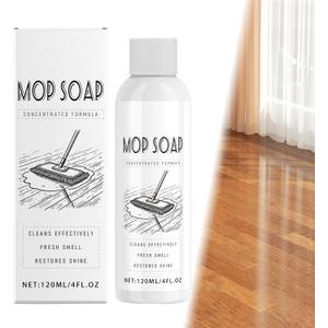 4 Pack Mop Soap for Floor Cleaning, 120ml Scented Mop Cleaner Soap, Scented Mop Soap Household Supplies Cleaner for Home, Kitchen, Floor