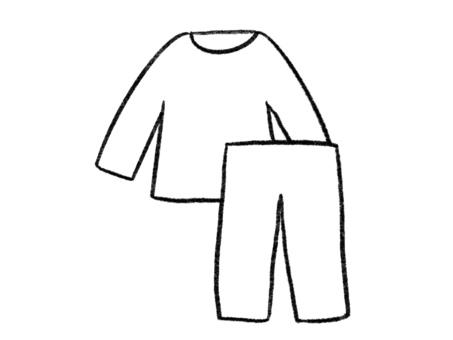 Longsleeve And Pants, Black, 2XL