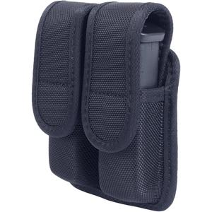 Molded Double Mag Pouch Tactical Universal Magazine Holder Fits Pistol Mag Single or Double Stack IWB or OWB Mag Pouch Law Enforcement Duty Mag Holder With Removable Top Cover and Hidden Snap