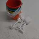 Sloosh 12 Sets Sand Buckets with Shovels for Kids Beach Pails Toys Party Favors Pail Set Plastic Bucket with Handles