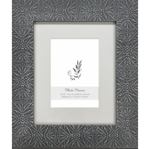 DI ML5×7 DISTRESSED GRY W METAL FRAME