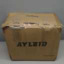 Ayleid Retractable Garden Hose Reel,1/2 in x 65 ft Wall Mounted Hose Reel, with 9- Function Sprayer Nozzle, Any Length Lock/Slow Return System/Wall Mounted/180Swivel Bracket (Gray)