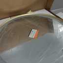 TETOTE Gold Round Led Mirror with Lights 30 Inch Metal Framed Round Circle Lighted Bathroom Vanity Mirror Wall Mounted, Front and Backlit 3 Color Stepless Dimmable Anti Fog, Shatterproof, CRI 90+