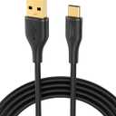6 Foot Silicone Rubber Sync & Charge Cable