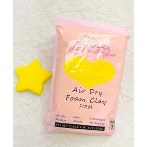 Air Dry Foam Firm Clay (Mustard)