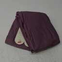 Ashton Sheets Luxury Egyptian Cotton Twin XL Fitted Sheet Only - 1000-Thread-Count Twin XL Size Fitted Sheet, Soft, Cooling, Sateen Hotel Quality Bottom, Fits Upto 18" Deep Pocket Mattress - Plum
