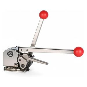 Steel Strapping Tool A333 Heavy Duty Sealless Combination Banding Tool, Manual 3-in-1 Tensioner Crimper Cutter with Alloy Cutter for 1/2"–3/4" Steel Straps, US-Based Support (Upgraded Version)