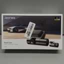 3 Channel 4K Dash Cam, Dash Camera for Cars with STARVIS 2 HDR Night Vision, 4K+1080P+1080P Front Inside and Rear Triple Car Camera, GPS, 24H Parking Mode, Free 64GB Card