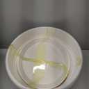 11 Inch Plastic-Flower-Pot-for-Indoor-Plants, 4 Pack Large Outdoor Planter Pot with Drainage Holes & Saucers, Resin Decorative Garden Pots Planters (White)