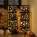 Graduation Prom Party Decorations Class of 2026, 8 Pcs Silver Balloon Boxes with Letters Cards, Graduation Prom Party Supplies Decor for College High School Congrats Grad Send Off Ceremony