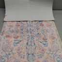 Uphome Bathroom Rug Runner Pink Floral Bath Mats Vinatge Ultra Soft Non Slip Bathroom Rugs Machine Washable Boho Farmhouse Medallion Shower Rug for Sink Tub Entryway, 18x47 inch