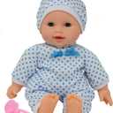 11 inch Soft Body Boy Baby Doll in Gift Box - Doll Pacifier Included -Toy Dolls for Boys and Toddlers