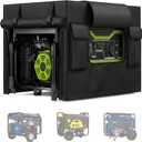 900D Heavy-Duty Waterproof Generator Cover.All-weather Protection. | 30L 30W 27L.Suitable for 6,00013,000-watt Generators.Can be used while the Generator is Running to Protect it. Black.