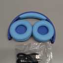 iClever BTH22 Kids Bluetooth Headphones, 60H Play Time, USB C Fast Charging, Bluetooth 5.4, AUX Cord,Safe Volume 74/85 dBA,Toddler Headphones for iPad/Tablet/Travel/School, Blue