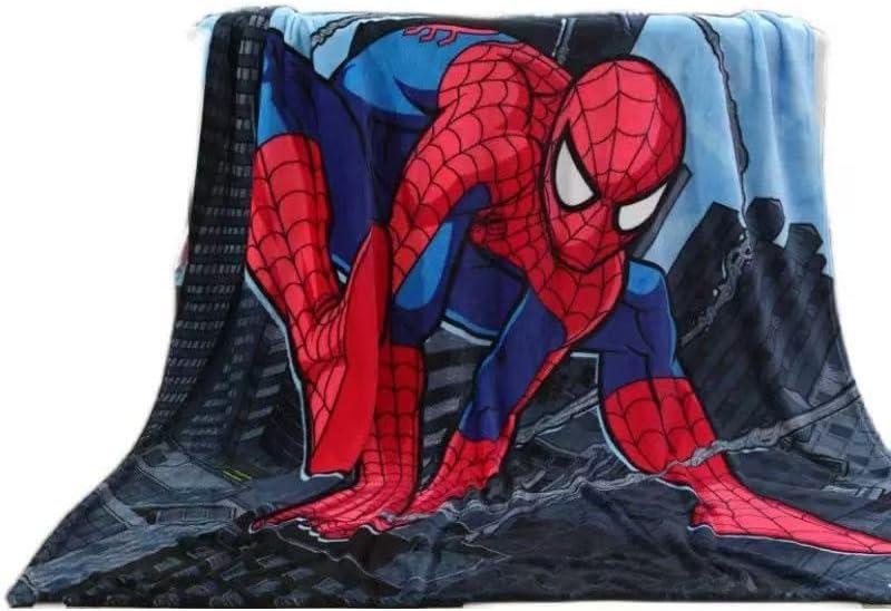 Cartoon Spidey Supey Soft and Warm Blanket Specially Designed for Children. It is Suitable for Placing on Sofas and Chairs, and can be Used in The Living Room.