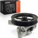 A-Premium Power Steering Pump, with Pulley, Compatible with Acura RL 2005 2006 2007 2008, 3.5L Gas, Replace # 56100RJA015, 56100-RJA-005