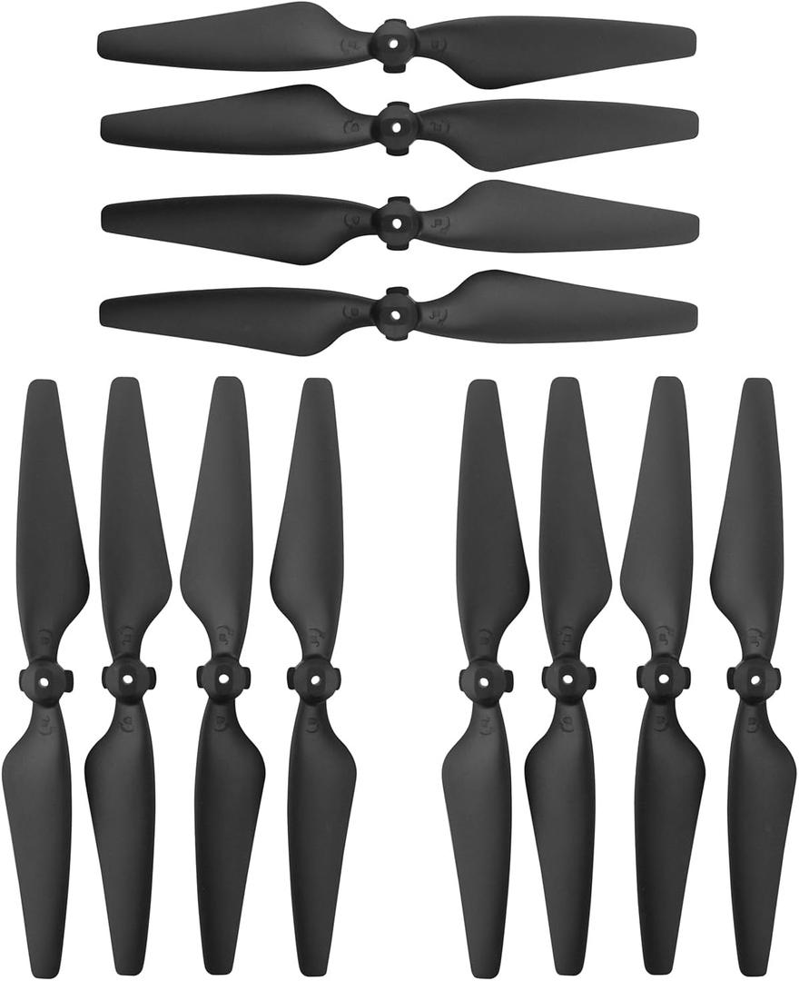 12PCS Propeller Suitable for HS600 HS600D TF35 PRO V11 Brushless Four Axis Aircraft Blade Aerial Photography Remote Control Drone Wing Blades Accessories
