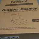 Favoyard Outdoor Seat Cushion Set 22 x 22 Inch Waterproof & Fade Resistant Patio Furniture Cushions with Removable Cover Deep Seat & Back Cushion with Handle and Adjustable Straps for Chair Sofa Couch (Beige)