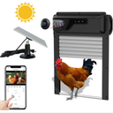 JustValue Automatic Chicken Door - Roller Door - Automatic Chicken Coop Door - Battery Operated Chicken Door - Chicken Coop - Chicken Run