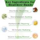 Fokiaben Hydrolyzed Collagen & Hyaluronic Acid Hand Cream Twin Pack - Intensive Moisture for Dry Hands, Fine Line Care, 60ml x 2 (2.04 Fl Oz Each)