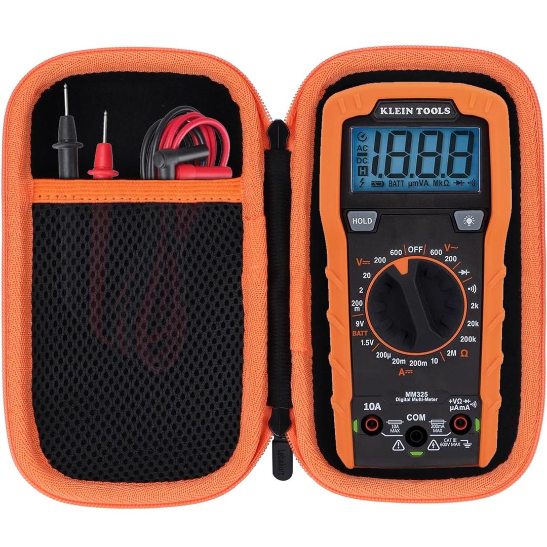 Storage Case Compatible with Klein Tools 69355 / 69149P / MM325 / MM400 / MM300 Digital Multimeter Voltage Tester 600V AC/DC