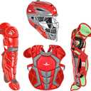 All-Star S7 Axis Ages 12 to 16 - Baseball Catching Equipment Kit (Includes Helmet, Chest Protector, Leg Guards), Meets NOCSAE