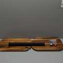 ZUJJAFY TV Tray Table Adjustable Height Swivel Tray Tables for Couch, Acacia Wood Couch Side Table for Drinks, Snacks and Small Space, C Shaped End Table Couch Arm Table for Sofa, Bed or Chair