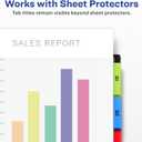 Avery Dividers for 3 Ring Binders, 5-Tab Two-Pocket Plastic Binder Dividers, Multicolor (24 Sets of 11906)