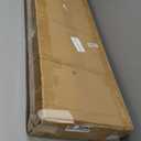 Thyle 2 Pcs Folding Bar Stool with Backrest, Tall Foldable Stool Chair Portable High Folding Bar Chair Counter Height Seat Leather Padded for Kitchen Island Shop Cafe Dining Room Black (27.5 Inch)