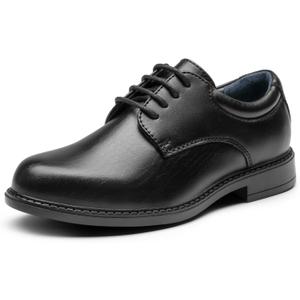 Bruno Marc Lace-Up Comfortable Fashion Shoes, Size 13 Little Kid, Black