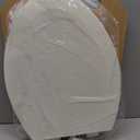 Bemis 1500EC Durable Wood Toilet Seat with Easy Clean Hinges, Made in USA, Elongated, Biscuit