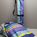 Beach Umbrellas, 8.5FT Beach Umbrella,Height Adjustable Tilt Iron Pole Portable Beach Umbrella with Carrying Bag