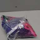 Doglay Dog Coat, Waterproof Dog Jacket Pet Winter Coat for Cold Weather with Thicken Furry Collar, Reflective Puppy Winter Jacket Warm Fleece Lining for Medium Pets (M(Chest : 15.75-23.6" , Back : 13.38"), Gradient Pink Purple)